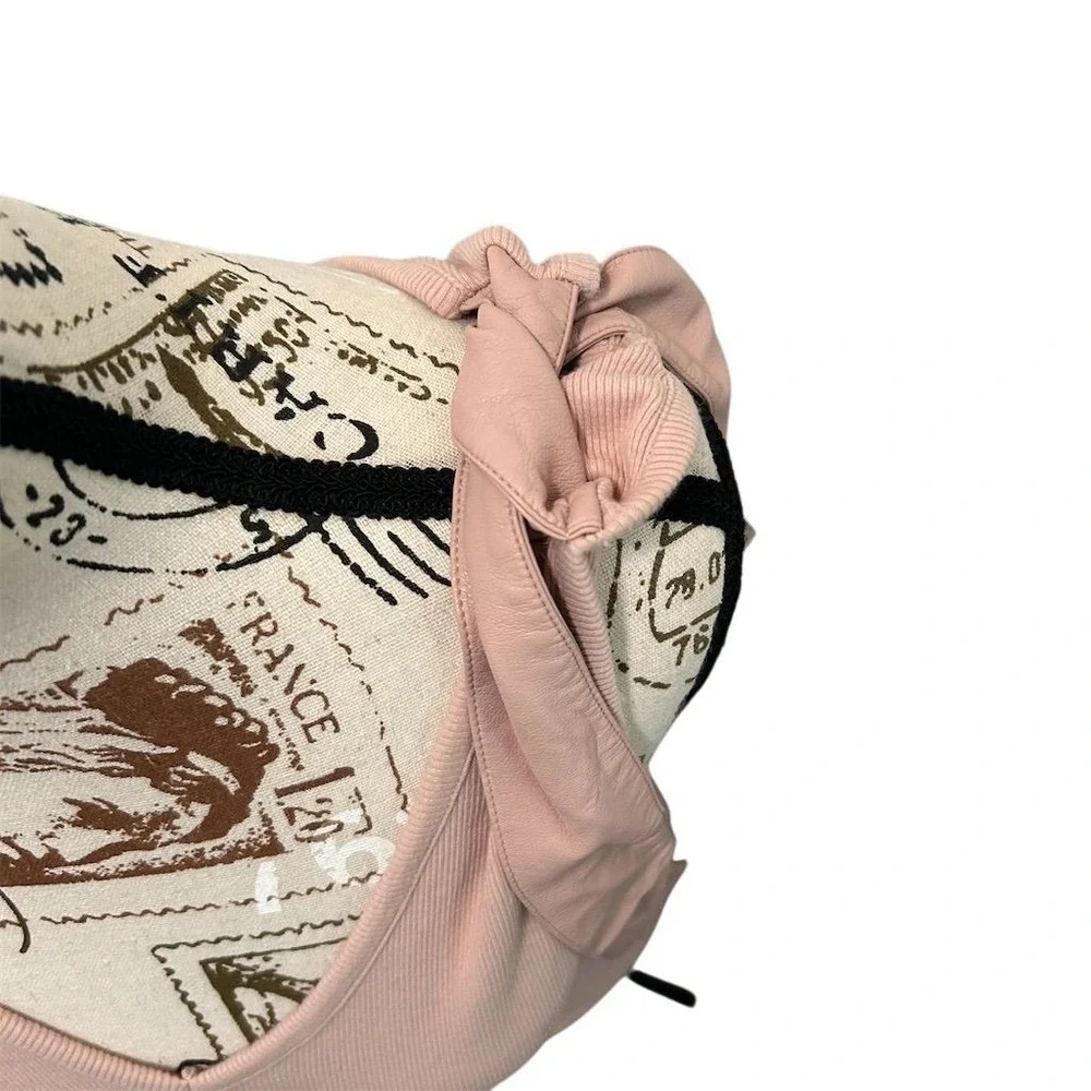 NWT Maeve by Anthropologie Ribbed Knit Tie Strap V Neck Tank Top Rose Sz M Boho - Picture 5 of 12